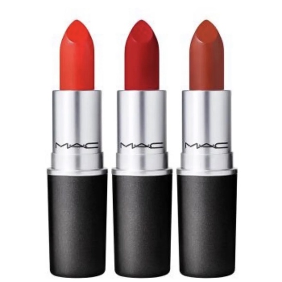 MAC Travel Exclusive Dangerous Reds Lipstick Trio (Chili, Lady Danger, Ruby Woo) - Picture 3 of 5